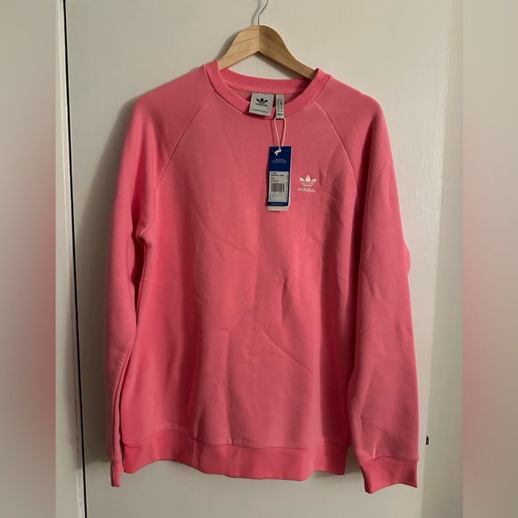 Adidas size medium pink crewneck - Picture 1 of 3